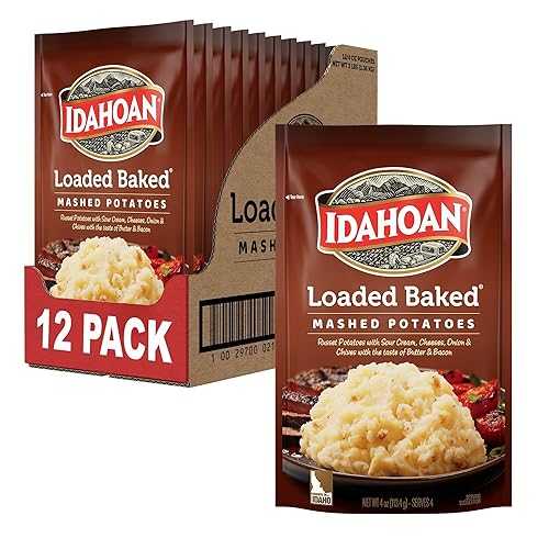 Glomarket㤨Idahoan Loaded Baked Mashed Potatoes, Made with Gluten-Free 100% Real Idaho Potatoes, 12 (4 Servings PouchesפβǤʤ8,163ߤˤʤޤ