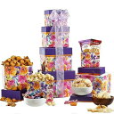 Broadway Basketeers Valentines Day Chocolate Food Gift Basket Tower Snack Gifts ...