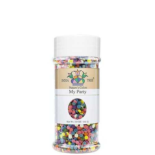 India Tree Nature's Colors マイ パーティー デコラティフ ジャー、5.0 オンス India Tree Nature's Colors My Party Decoratifs Jar, 5.0 Ounce India Tree Nature's Colors マイ パーティー デコラティフ ジャー、5.0 オンス India Tree Nature's Colors My Party Decoratifs Jar, 5.0 Ounce