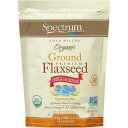 Spectrum Essentials オーガニック グラウンド フラックス シード、14 オンス (12 個パック) Spectrum Essentials Organic Ground Flax Seed, 14 Ounce (Pack of 12)