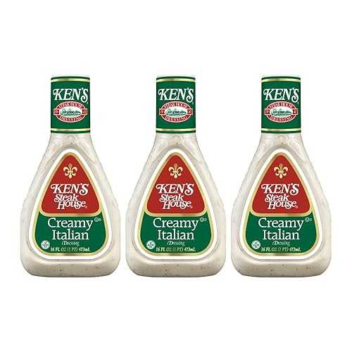 Ken's Steak House Creamy Italian Dressing (16 Fl Oz (Pack of 3))