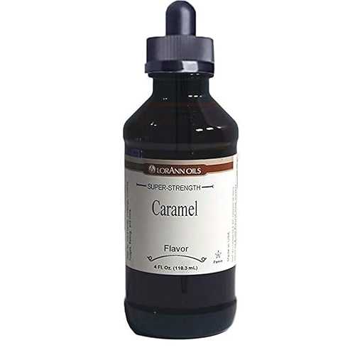 LorAnn Oils LorAnn Caramel SS Flavor, 4 ounce bottle - Includes a threaded Glass Dropper