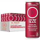 IZZE Sparkling Juice, Pomegranate, 8.4 Fl Oz (Pack of 12)(4)