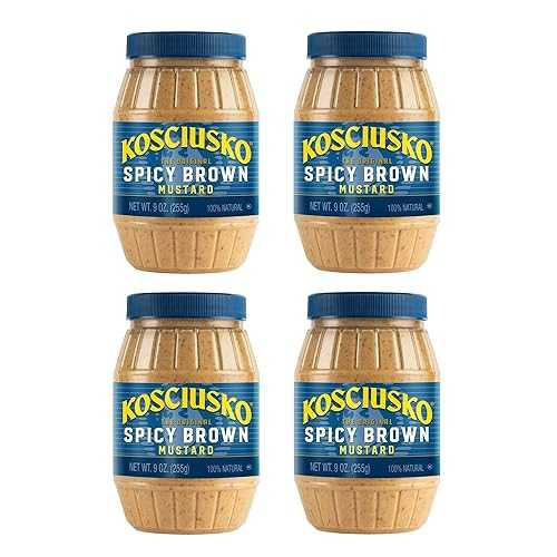  ƥ ѥ ֥饦 ޥ 9  (4 ĥѥå) Kosciusko Zesty Spicy Brown...