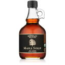 Mount Mansfield Maple Products Mansfield Maple Certified Organic Pure Vermont Maple Syrup Grade A Amber Rich, 500ml Glass Bottle