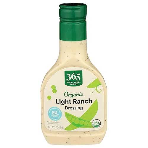 365 by Whole Foods Market, Dressing Ranch Light Organic, 16 Fl Oz
