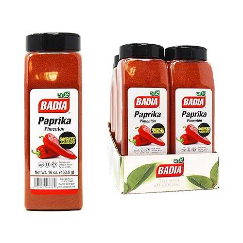 Badia パプリカ スモーク、16 オンス (6 個パック) Badia Paprika Smoked, 16 Ounce (Pack of 6)