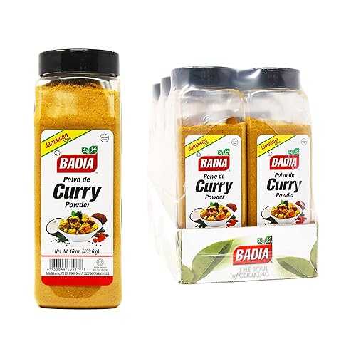 Badia Curry Powder, 16 Ounce (Pack of 6)