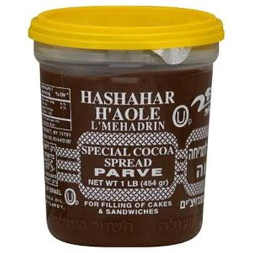 Hashachar Haole Parve Chocolate Spread Hashachar Parve Chocolate Spread, 16-Ounce 2 pack. Kosher for Passover. Non dairy product.