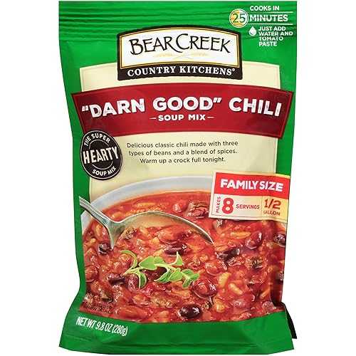 Bear Creek Soup Mix, Darn Good Chili, 9.8 Ounce (Pack of 6) Bear Creek Soup Mix, Darn Good Chili, 9.8 Ounce (Pack of 6)