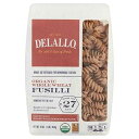 DeLallo、パスタ、全粒粉、フジッリ # 27、16 オンス DeLallo, Pasta, Whole Wheat, Fusilli # 27, 16 oz