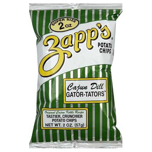 Zapps ケイジャン ディル ゲーターテーター ザップス、2オンスバッグ (25個パック) Zapp's Zapps Cajun..