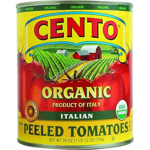 Cento Organic Whole Peeled Tomatoes, 28 Ounce Cans (Pack of 12)
