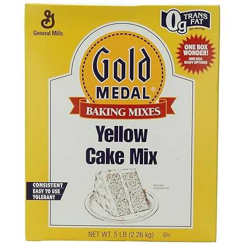 GeneralMills LR/D GOLD MEDAL YELLOW CAKE MIXES 6 CASE 5 POUND, 5-pounds