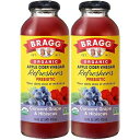 Bragg オーガニック アップル サイダー ビネガー、ブドウとアサイー、16 オンス (2 個パック) Bragg Organic Apple Cider Vinegar, Grape and Acai, 16 oz (Pack of 2)