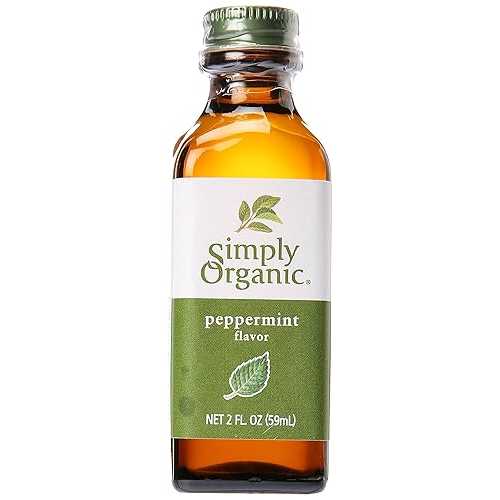 Simply Organic, Peppermint Flavor, 2 Fl Oz