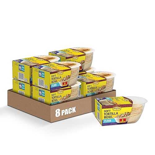 Old El Paso Soft Tortilla Bowls, Flour, 8 ct., 6.7 oz. (Pack of 8)