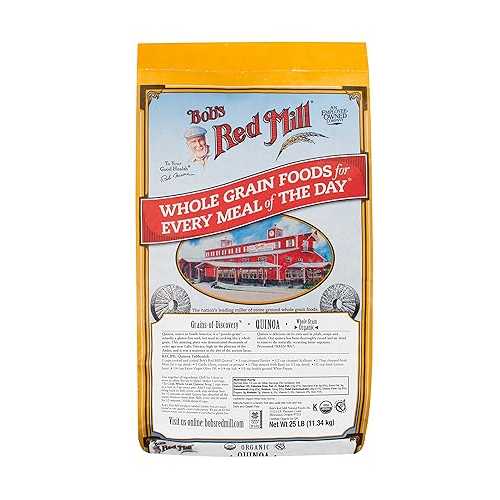 Bob's Red Mill オーガニック ホワイトキノア、25 ポンド Bob's Red Mill Organic White Quinoa, 25 Pound