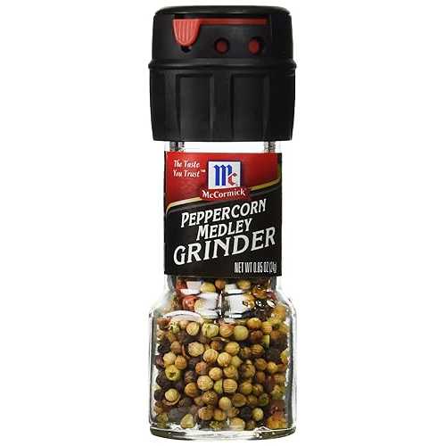 McCormick's PEPPERCORN MEDLEY GRINDER, 0.85 Ounce (Pack of 2)