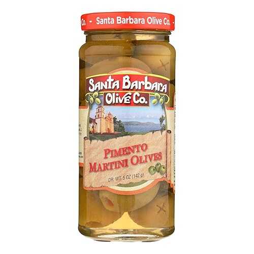 サンタバーバラ マティーニスタイルオリーブ、5オンス Santa Barbara Martini Style Olives, 5 oz