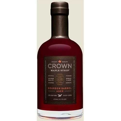 クラウン メープル シロップ、バーボン バレル エイジド、12.7 オンス (6 個パック) Crown Maple Syrup, Bourbon Barrell Aged, 12.7 Oz (Pack of 6)