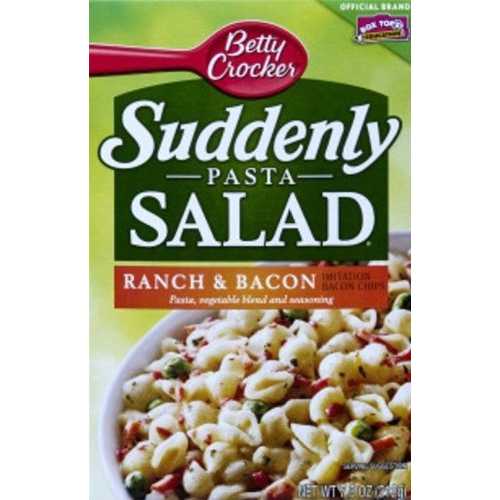 Betty Crocker 突然パスタサラダ、パスタディナーキット - ランチ & ベーコン - 7.5 オンス (2 個パック) Betty Crocker Suddenly Pasta Salad, Pasta Dinner Kit - Ranch & Bacon - 7.5 oz (Pack of 2)