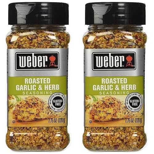 Weber Roasted Garlic & Herb Seasoning - 7.75 Ounce (2 Pack)