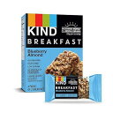 KIND ブレックファーストバー、ブルーベリーアーモンド、グルテンフリー、1.8オンス、16本入り KIND Breakfast Bars, Blueberry Almond, Gluten Free, 1.8oz, 16 Count