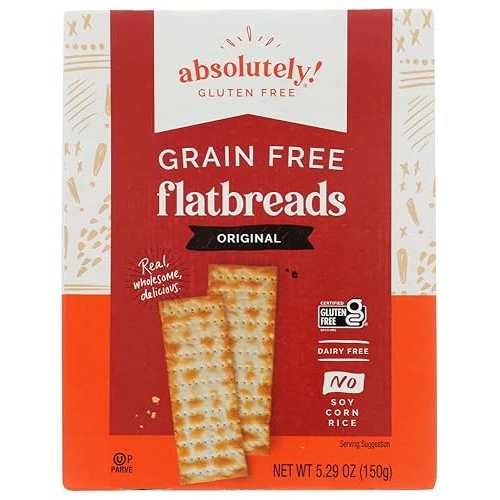 完全グルテンフリー オリジナルフラットブレッド、5.29オンス (6パック) Absolutely Gluten Free Original Flatbread, 5.29-Ounce (6 Pack)