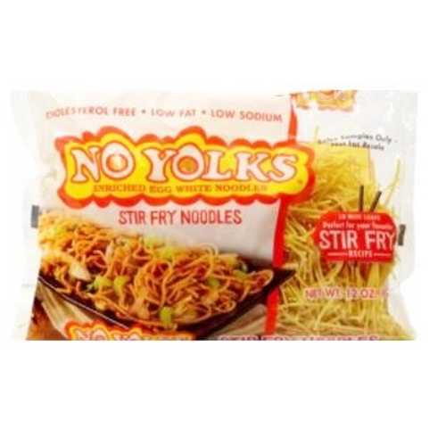 卵黄なし卵白パスタ - 炒め麺 12 オンス (2個入り) No Yolks Enriched Egg White Pasta - Stir Fry Noo..