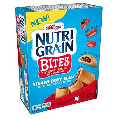 Nutri Grain Nutri-Grain Bites Mini Breakfast Bars, Made with Whole Gra...