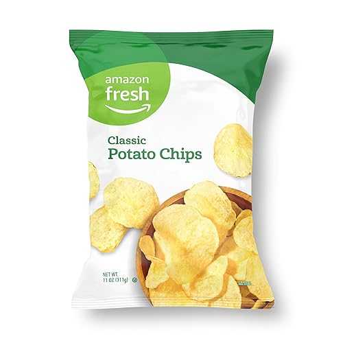 Amazon Fresh, Classic Potato Chips, 11 Oz (Previously Happy Belly, Pac...