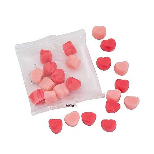 Fun Express Valentine Gummy Hearts, 18 packs, Individually Wrapped, Va...
