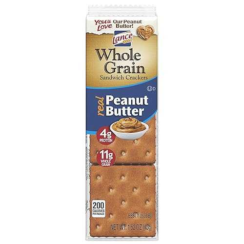  γԡʥåĥХå - 8̥ѥå3Ȣ Lance Whole Grain Peanut Butter Crac...