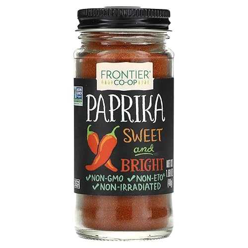 Frontier Culinary Spices 粉末パプリカ、1.69オンスボトル Simply Organic Frontier Culinary Spices Ground Paprika, 1.69-Ounce Bottle Frontier Culinary Spices 粉末パプリカ、1.69オンスボトル Simply Organic Frontier Culinary Spices Ground Paprika, 1.69-Ounce Bottle