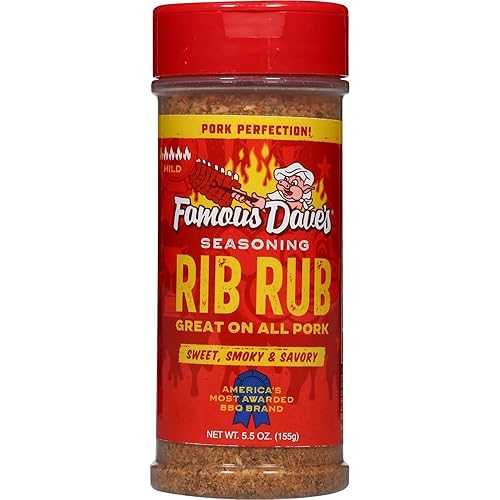 Famous Dave's - 1 pck, Rib Rub Seasoning (5.5 oz.) Famous Dave's - 1 pck, Rib Rub Seasoning (5.5 oz.)