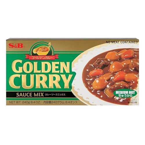 S&B ゴールデンカレー 中辛 8.4オンス (5個入) S&B Golden Curry, Medium Hot, 8.4-Ounce Units (Pack of 5)