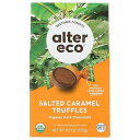 Alter Eco Americas Organic Dark Chocolate Salted Caramel Truffles 4.2 Ounce 10 p...