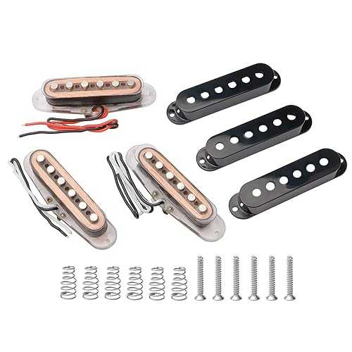 Swhmc Set of Single Coil Pickup Set SSS for Fender Strat Style Guitar ...