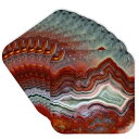 3dRose 3D Rose Mexican Crazy Lace Agate Soft Coasters, Multicolor