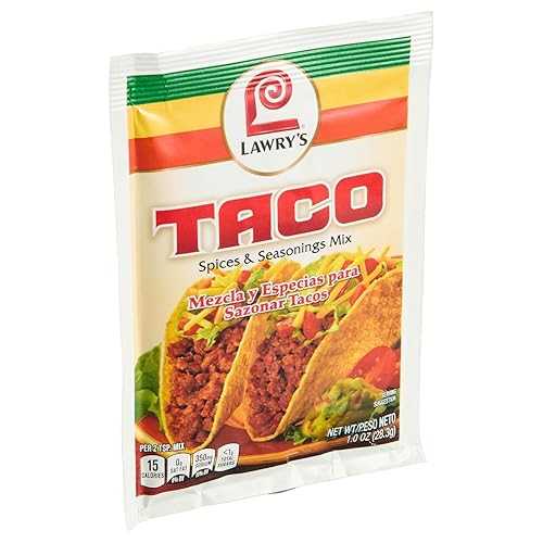 Lawry's Taco Seasoning Mix, 1 Oz (Pack of 4)