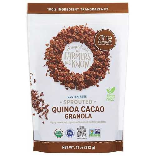 1ȯꥪΡ顢Υ11󥹡2ĥѥå One Degree Sprouted Oat Granola, Qui...