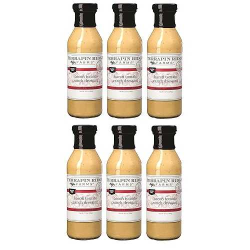 Bacon Tomato Ranch Dressing by Terrapin Ridge Farms Six 12 Fl Oz Bottles Bacon Tomato Ranch Dressing by Terrapin Ridge Farms Six 12 Fl Oz Bottles