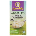 アニーズ ホームグロウン マカロニ アンド チーズ シェル ホワイト チェダー、6 オンス Annie’s Annies Homegrown Macaroni and Cheese Shell White Cheddar, 6 oz