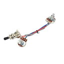 VGEBY Electric Guitar Wiring Harness, Guitar Wiring Harness Kit 1 Volume 1 Tone 3 Way Toggle Switch 500K for Electric Guitar Electric Guitar Wiring Harness Electric Guitar Wiring Harness(2)