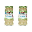 Sacla':「Acetelli」シポリーネ (小玉ねぎ) ワインビネガー入り、300gr ボトル、2 個パック Sacla':