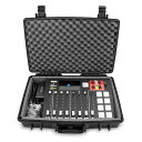 Casematix Waterproof Mixer Carry Case Compatible with Rode Rodecaster Pro Podcas...