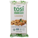 Tosi Organic SuperBites Vegan Snacks, Cashew, 2.4 Oz, Pack of 1