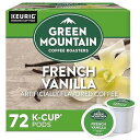 Green Mountain Coffee Roasters French Vanilla Keurig Single-Serve K-Cup pods, Light Roast Coffee, 72 Count Green Mountain Coffee Roasters French Vanilla Keurig Single-Serve K-Cup pods, Light Roast Coffee, 72 Count