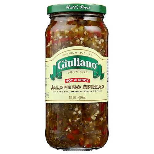 Intotal Giuliano Hot & Spicy Jalapeno Spread - 16 fl oz